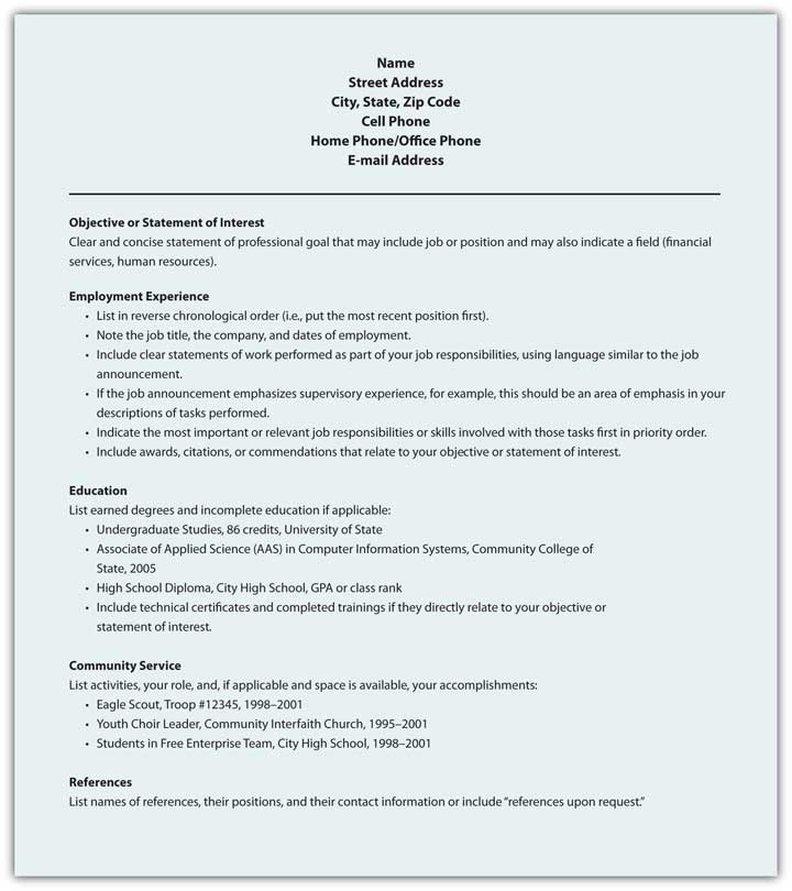 Sample Resume References Sheet