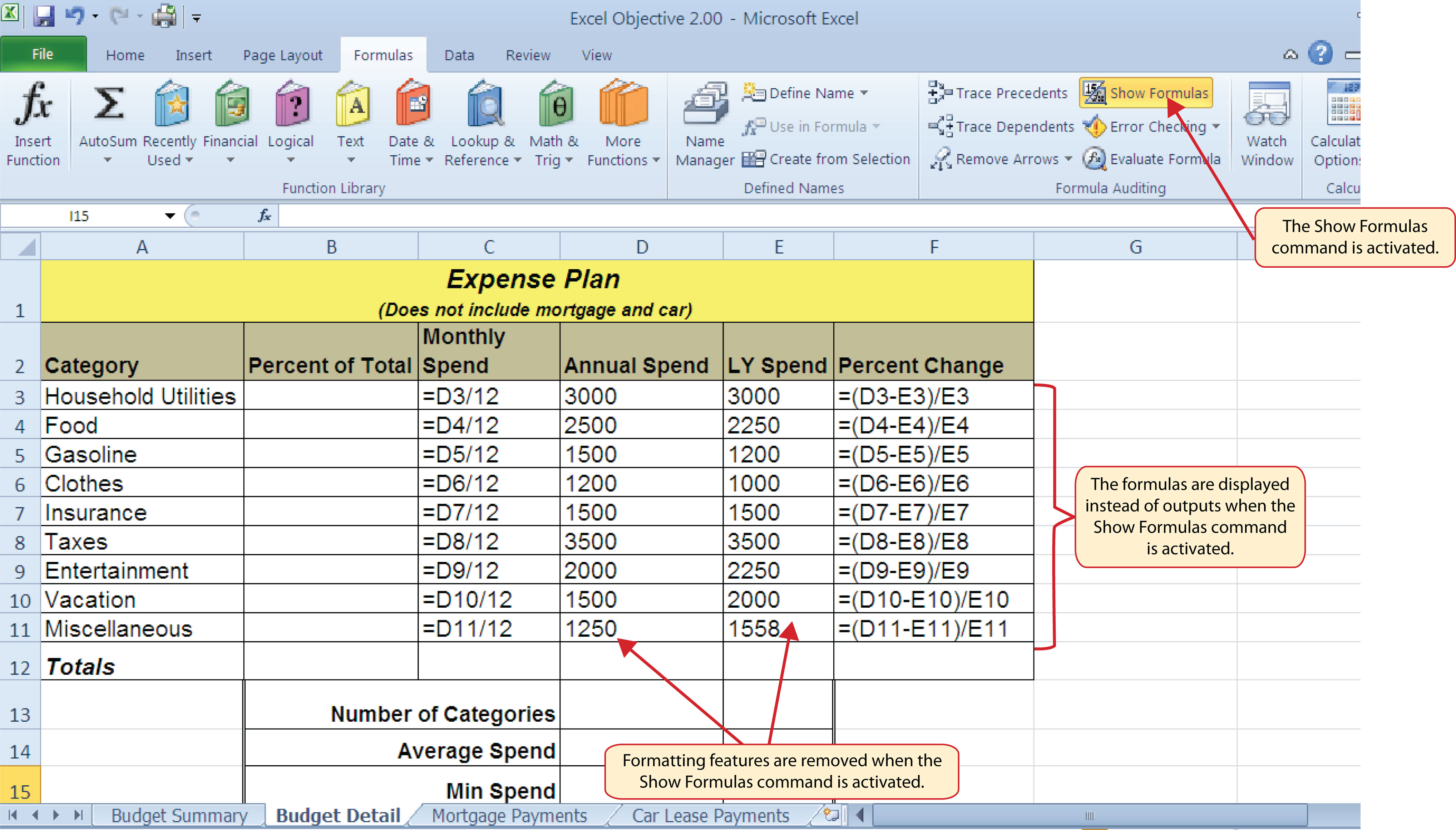 Excel Formula To Show Percentage Change