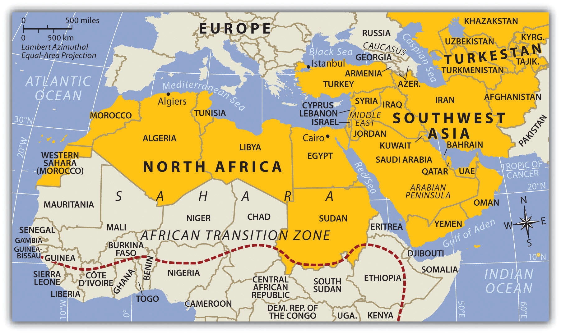 Map Of North Africa And Southwest Europe 38