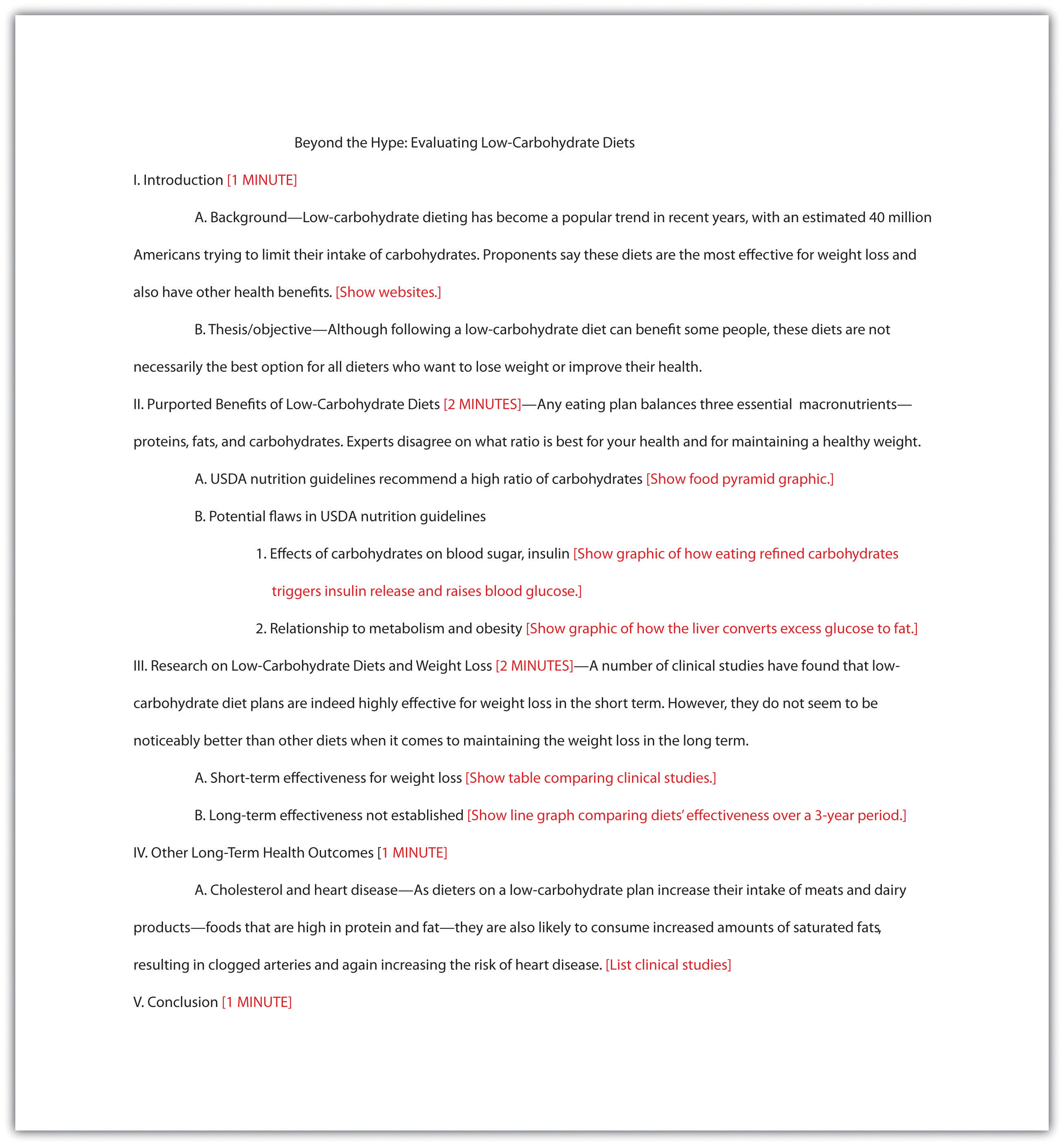 Sample of a narrative essay outline