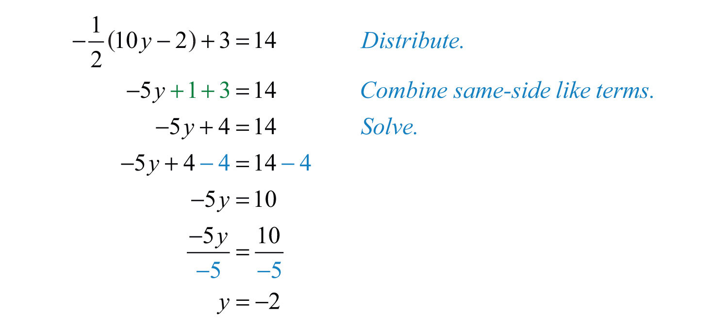 factor math 24 Part Linear II Solving Equations: