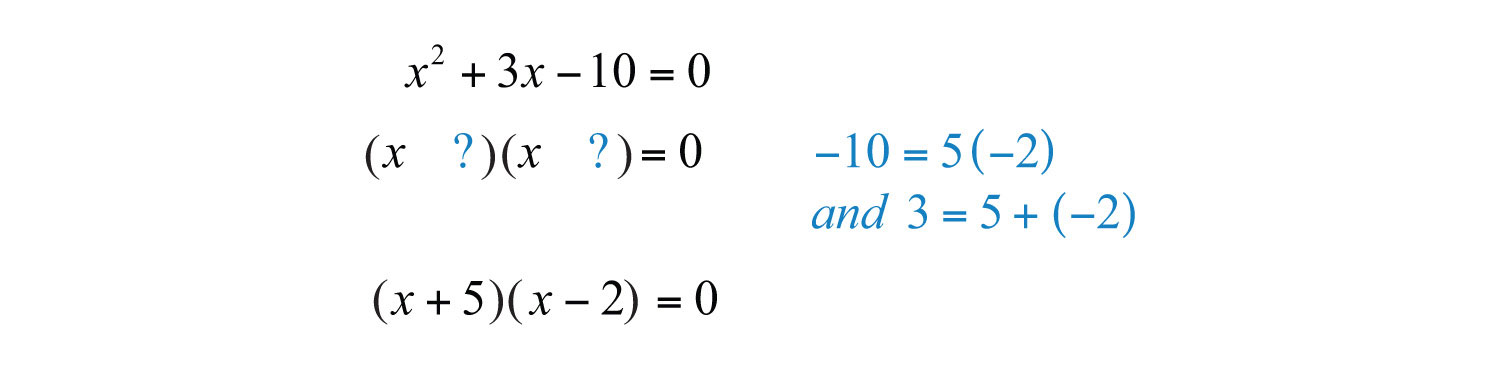 Solving Equations By Factoring