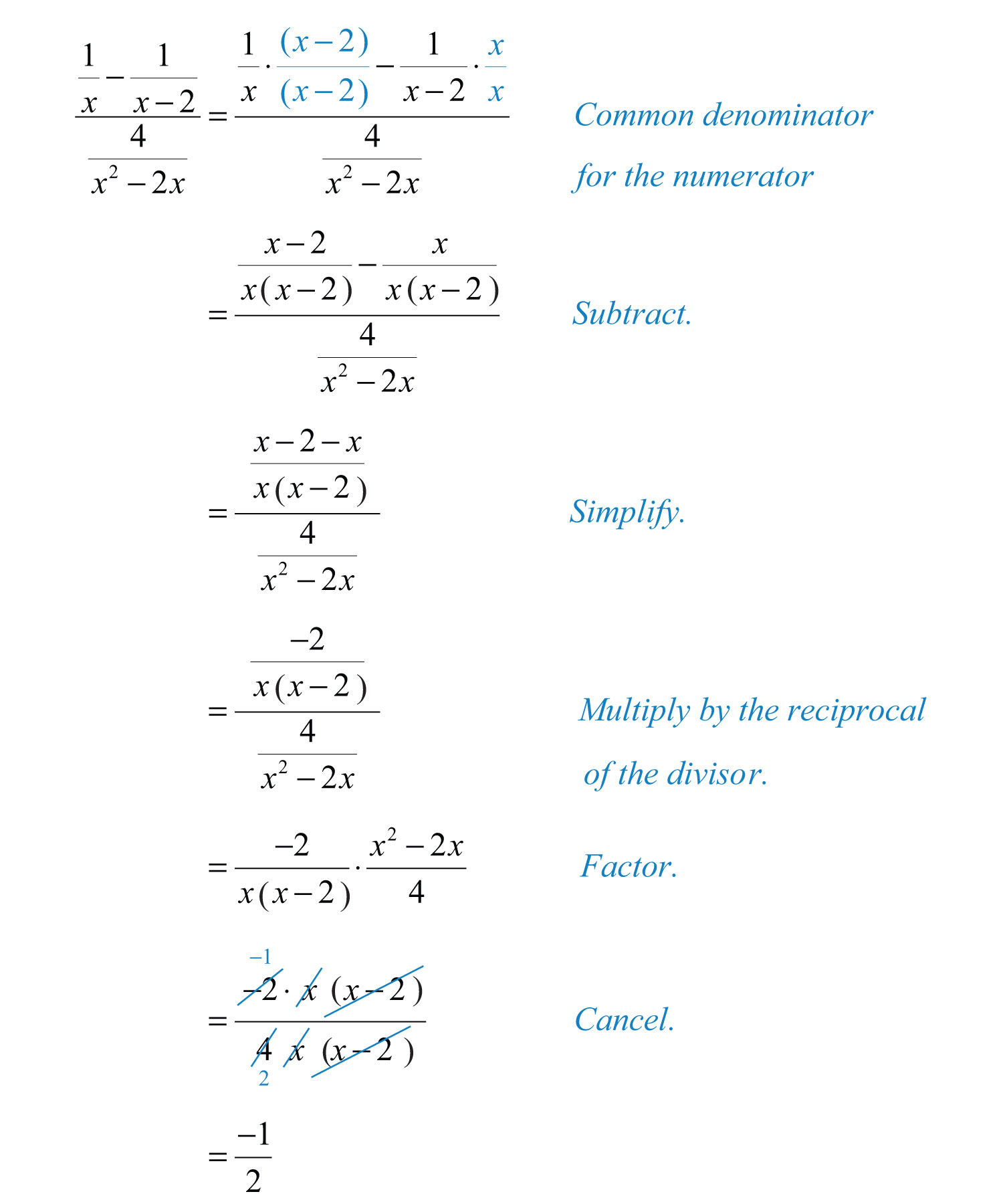 Complex Rational Expressions Regarding Simplifying Complex Fractions Worksheet