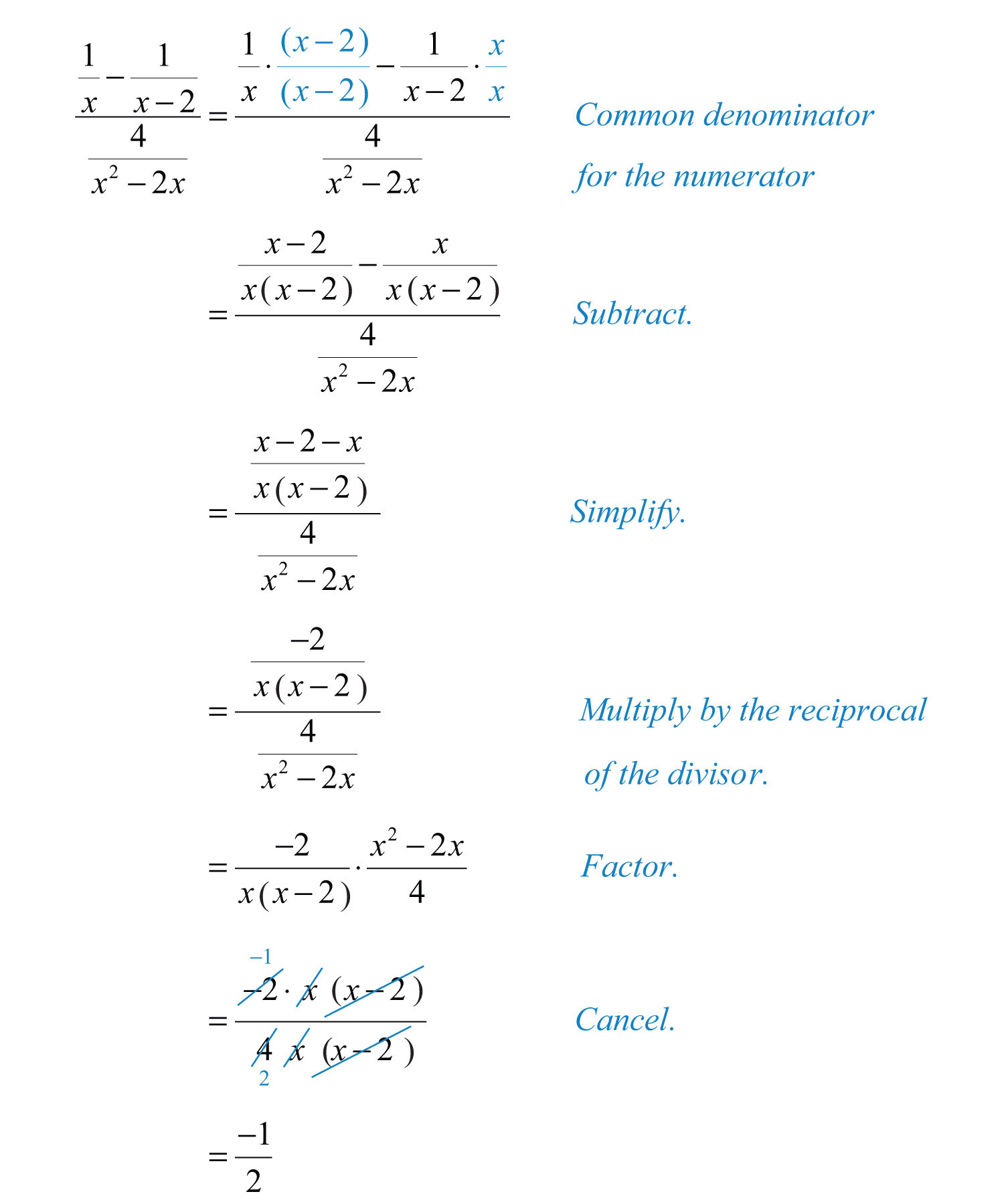 Complex Rational Expressions