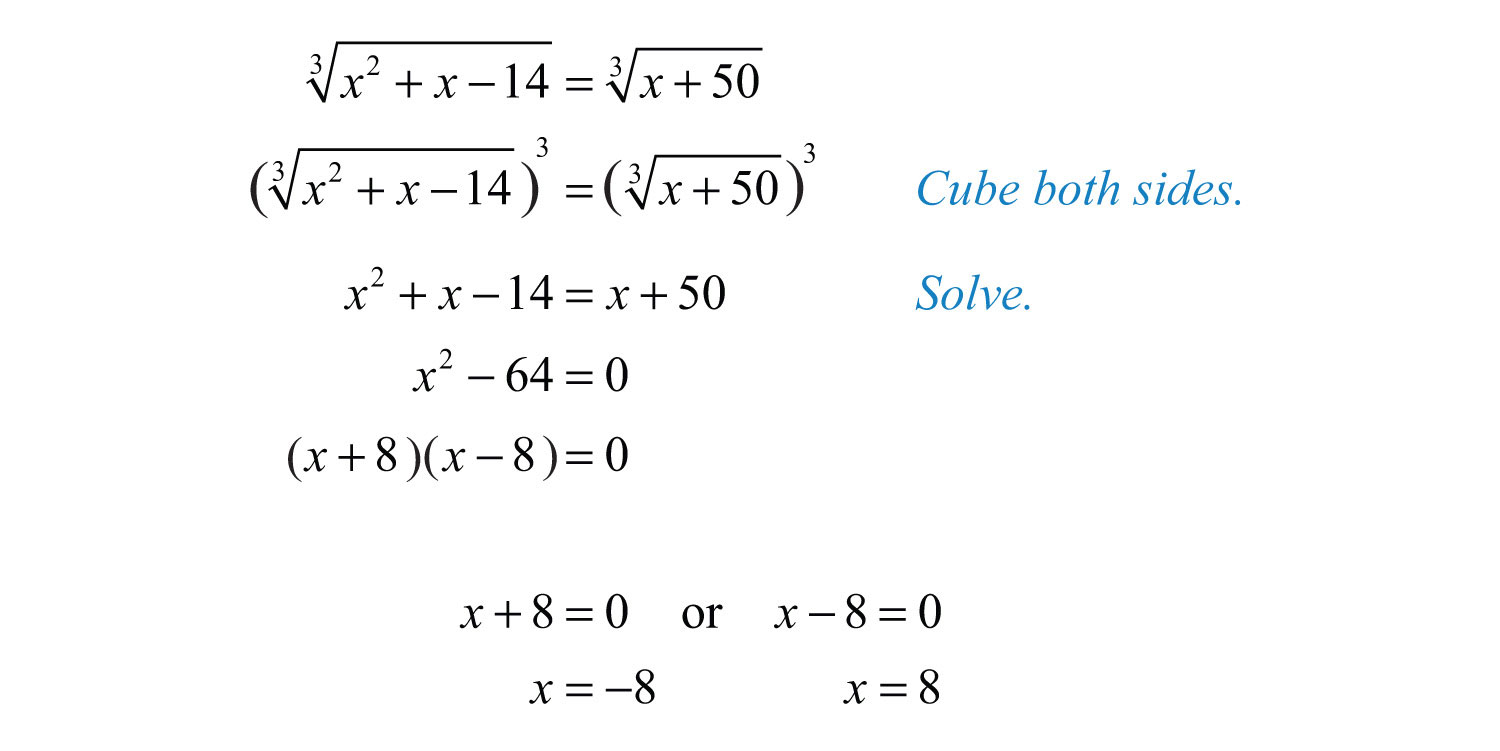 homework solving radical equations