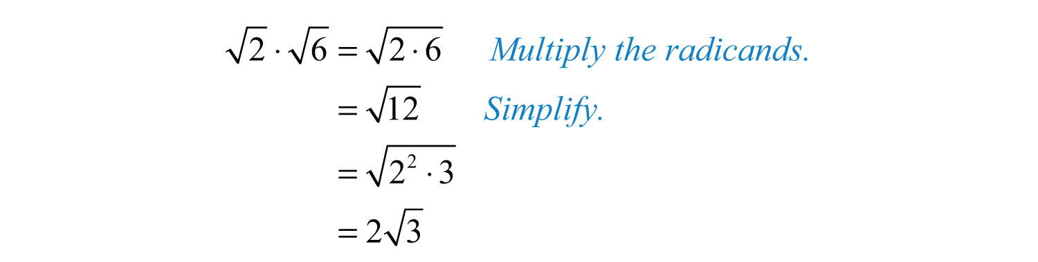 Simplifying Radicals Before Multiplication