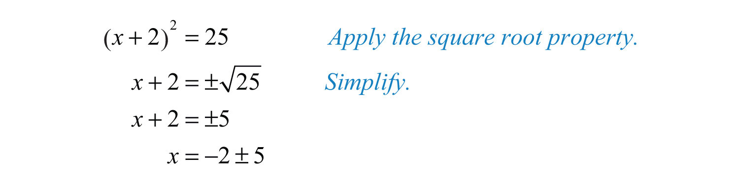 solving quadratic equations with square roots