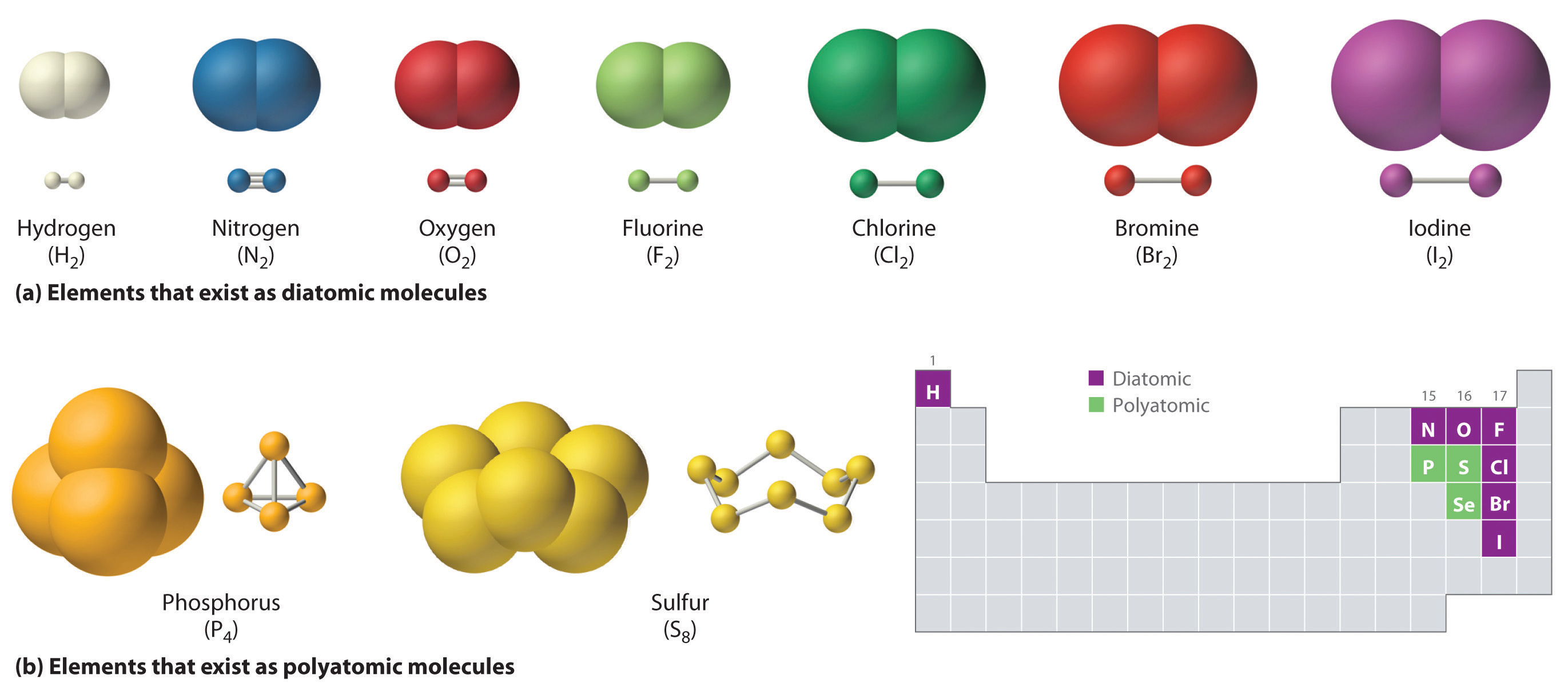 Image result for POLYatomic molecules