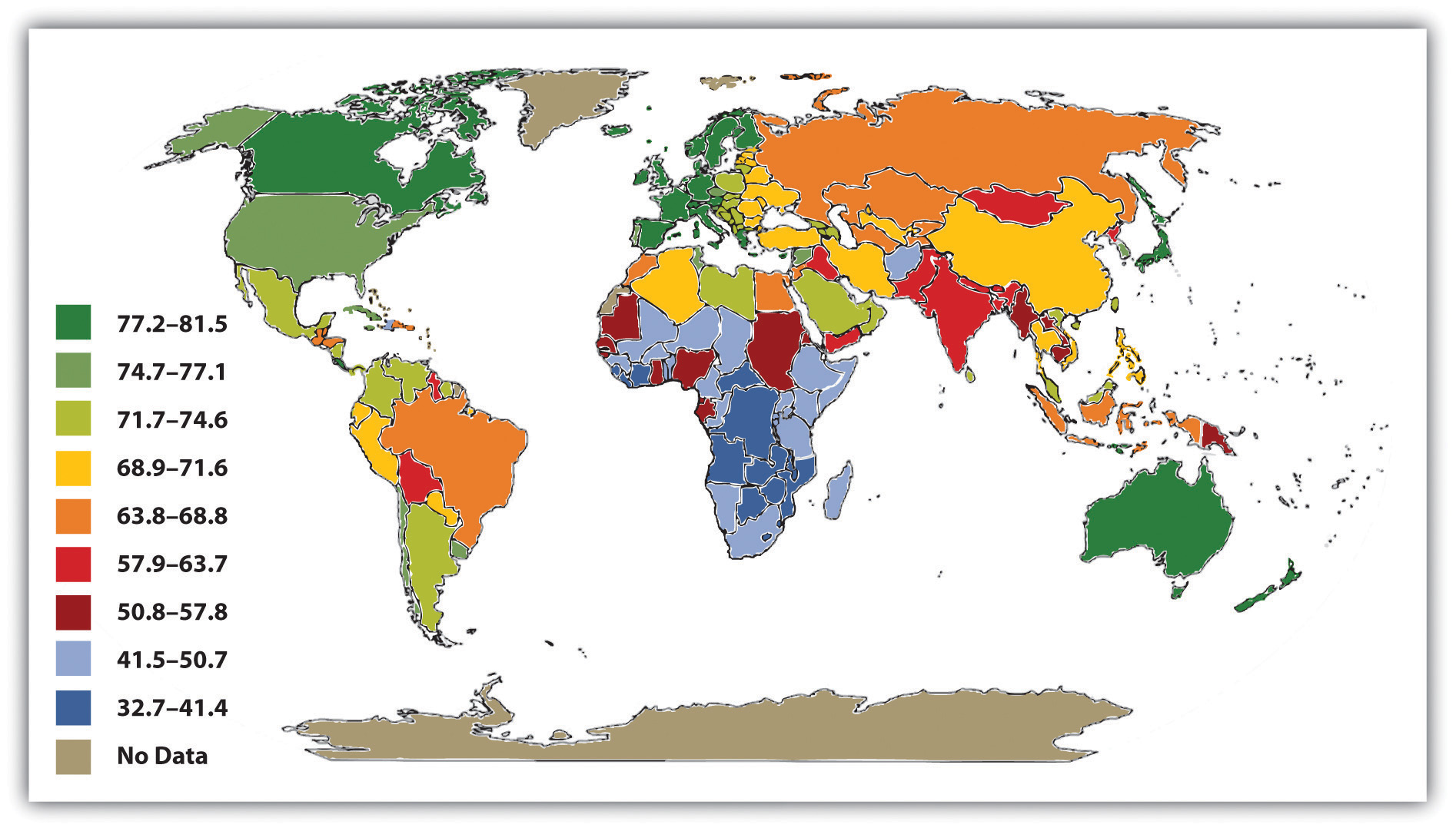 Uk Average Life Expectancy By Region