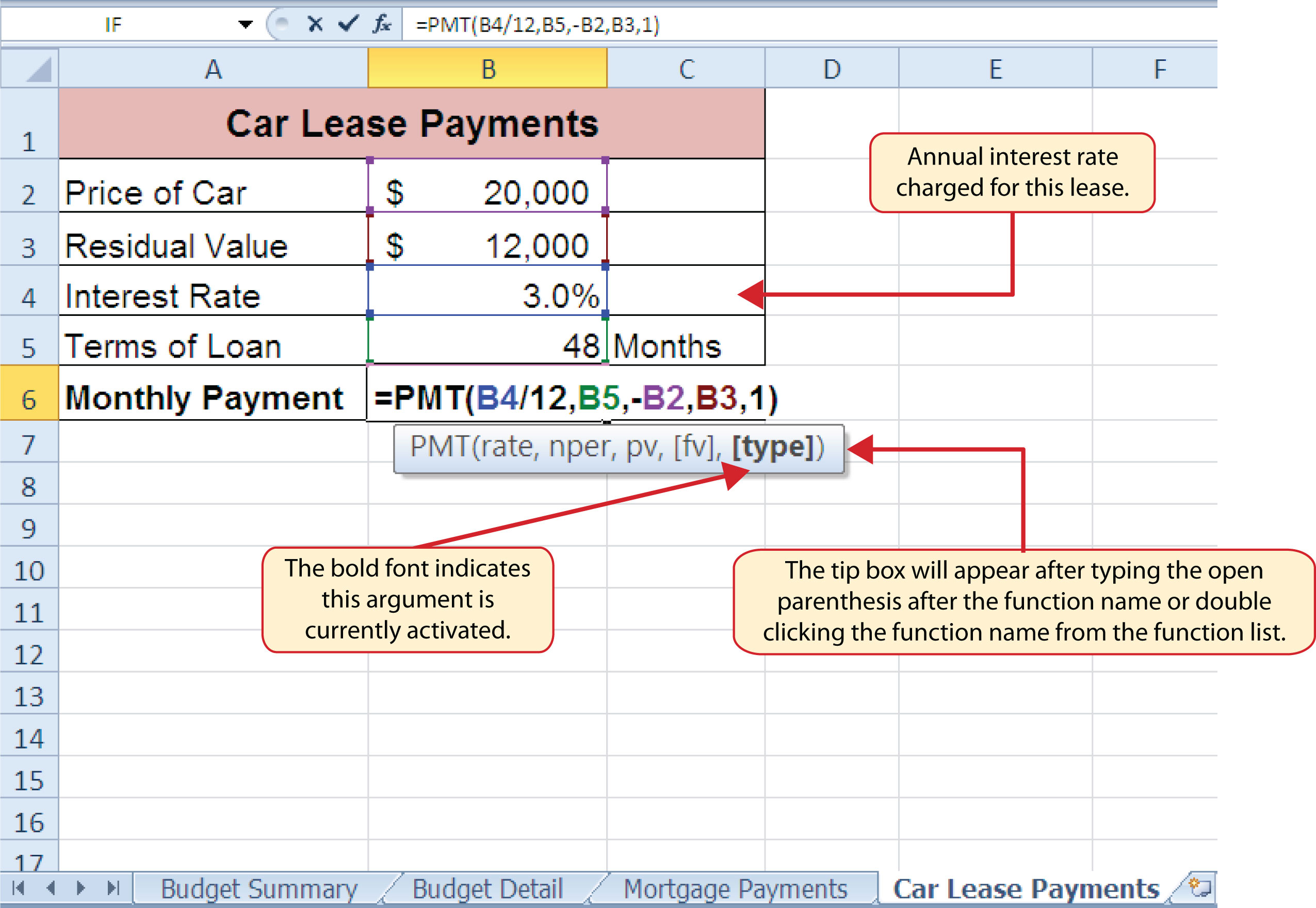 list function argument Finance for Functions Personal